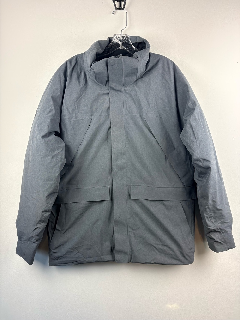 Marmot Men's Yukon II Parka 700-Fil-Power Down Membrain 2 Layer Fabric Gray Sz M
